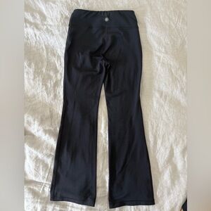 Athleta Girl black flare leggings size 7